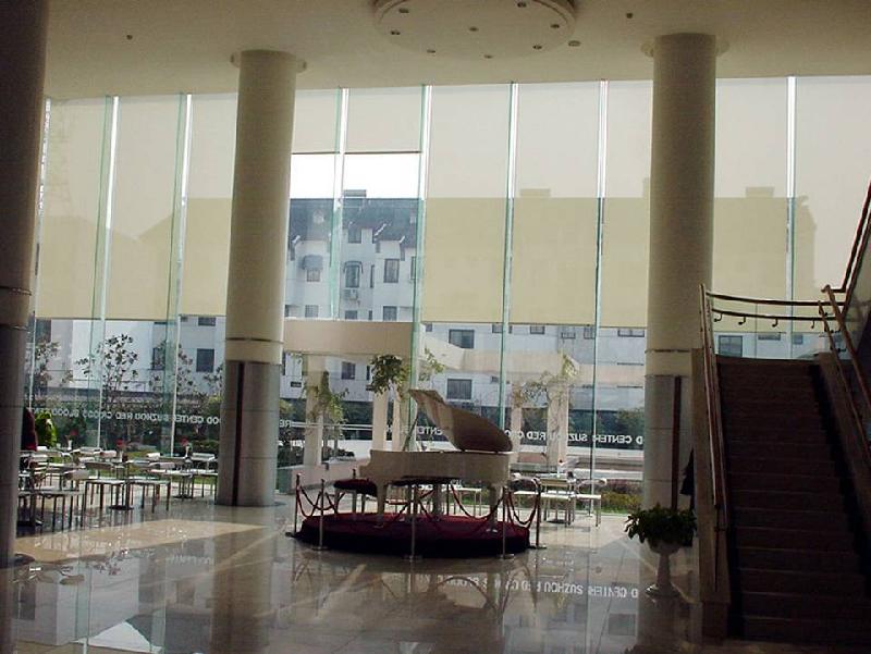 供應(yīng)天津工程卷簾遮陽窗簾辦公室遮光簾