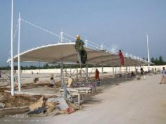 張拉膜、膜結(jié)構(gòu)，停車蓬、景觀蓬、圖片