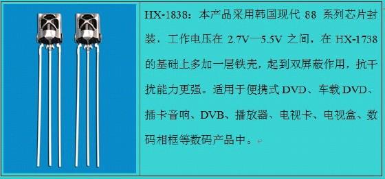 供应铁壳双屏蔽抗干扰能力强接收头