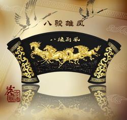 供應(yīng)西安鐘元炭雕工藝品