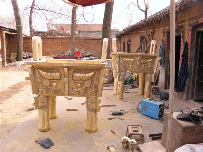 供應(yīng)西安青銅大鼎 西安慶典禮品 西安黃銅大鼎
