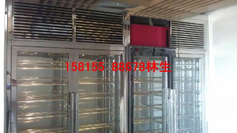 供應(yīng)不銹鋼全通透玻璃紅酒柜