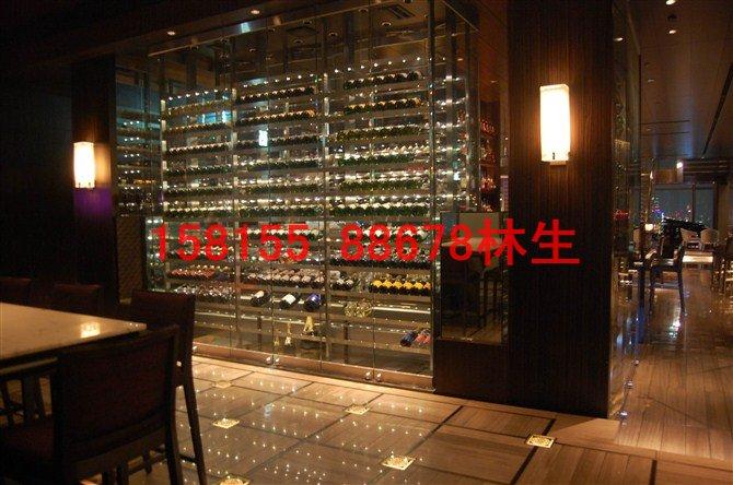 供應(yīng)深圳酒莊紅酒架不銹鋼酒柜
