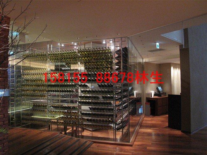 供應(yīng)深圳酒莊紅酒架不銹鋼酒柜