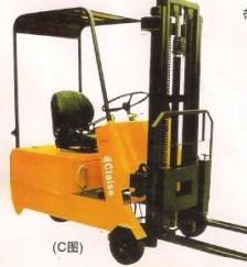 座式全電動電瓶叉車圖片