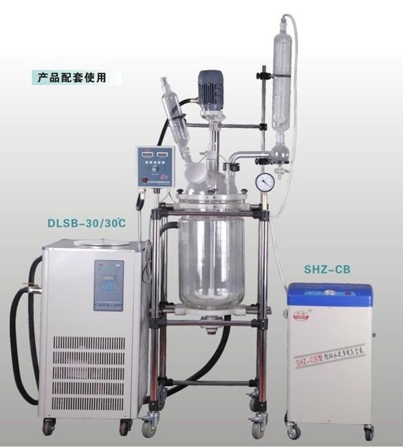 供應(yīng)上海玻璃反應(yīng)釜，雙層玻璃反應(yīng)釜50L，廠家直銷