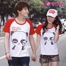 供應(yīng)學(xué)生情侶夏季個(gè)性文化情侶衫