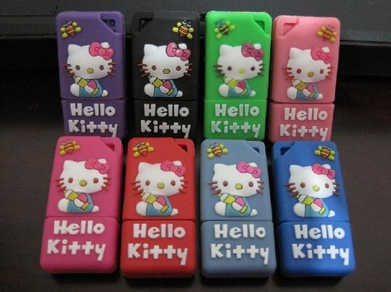 供应hello kitty优盘 凯蒂猫u盘 卡通优盘工厂 u盘生产商