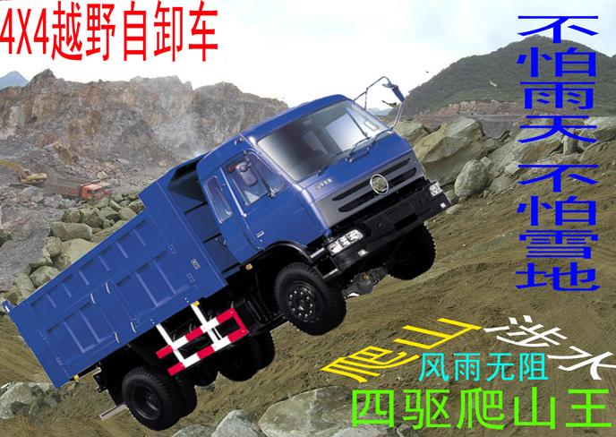 供应四驱越野自卸车（4X4）四驱越野自卸车4X4图片