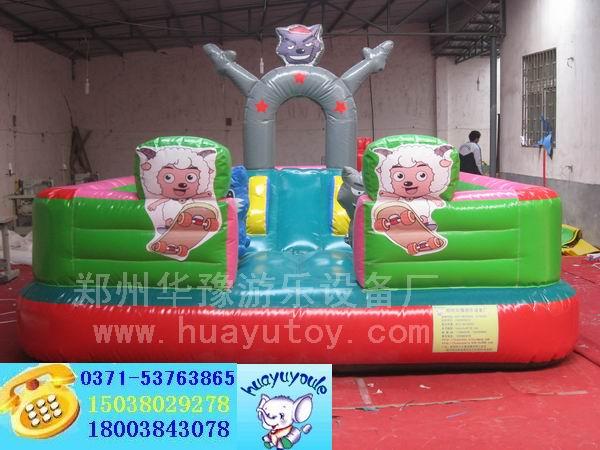 供應新款充氣城堡充氣跳床喜羊羊樂園