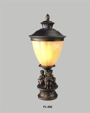 供應(yīng)壓鑄鋁中國(guó)風(fēng)格東方明珠圍墻柱頭燈歐式