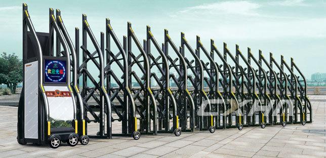 鋁合金電動門伸縮門A8-1B圖片