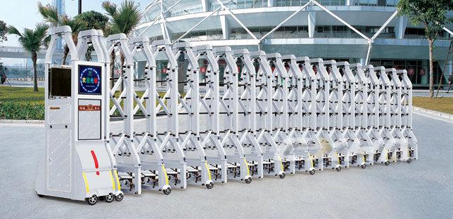 鋁合金電動門伸縮門福臨門-2S圖片