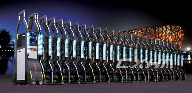 鋁合金電動(dòng)門伸縮門福臨門-1BL圖片