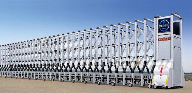 鋁合金電動門伸縮門迎客門-1S圖片