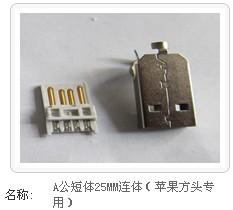 A公短体25MM连体苹果方头专用图片