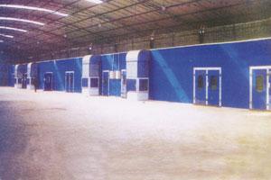 山東歷下區(qū)紅外線汽車家具烤漆房圖片