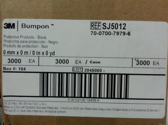 供應(yīng)3MSJ5012塑料腳墊黑色