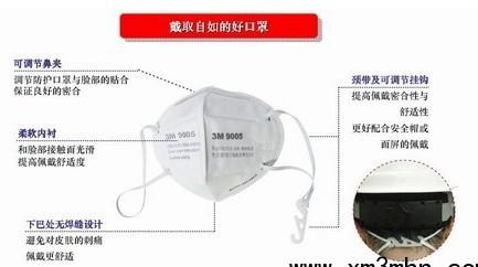 3M9005頸帶式顆粒物防護口罩圖片/3M9005頸帶式顆粒物防護口罩樣板圖 (4)