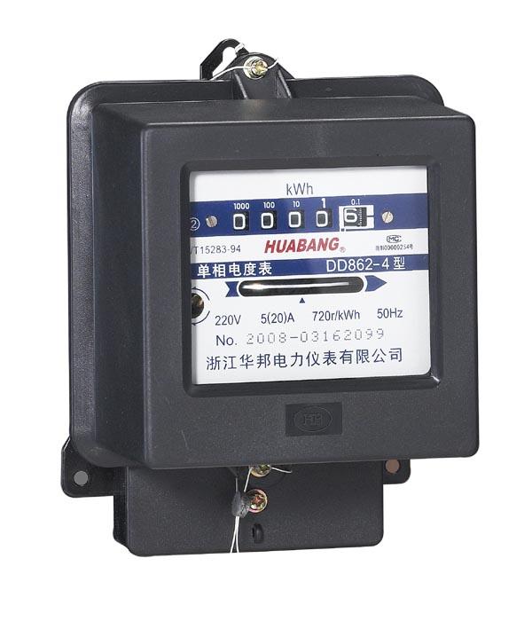 供應(yīng)浙江華邦DD862感應(yīng)式電能表