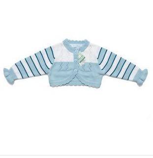 新款寶寶嬰兒秋冬裝針織衫開(kāi)衫毛線衣