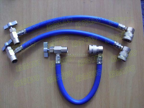 供應(yīng)歐蒙制冷410A三色管 浙江廠家供應(yīng)1M汽車加氟三色加液管