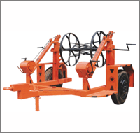 鄂爾多斯電纜拖車電纜放線車圖片