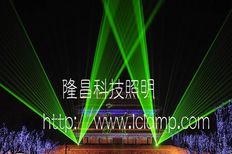 戶外綠激光圖片