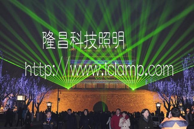 戶外綠激光圖圖片