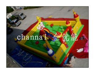 供應(yīng)提供瘋狂樂園充氣跳床