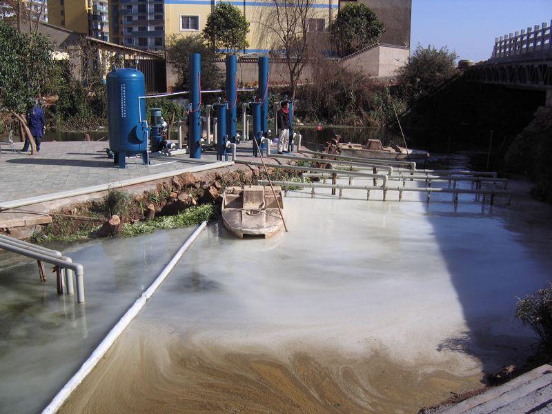 供應(yīng)超微米氣泡并聯(lián)用于河道治理