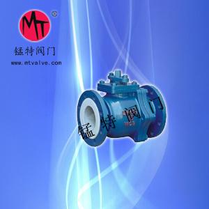 Q41F46襯氟法蘭球閥圖片