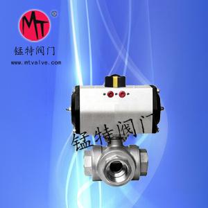 氣動(dòng)內(nèi)螺紋三通球閥價(jià)格圖片
