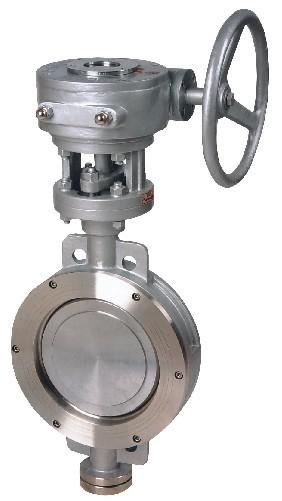 供應(yīng)D373H不銹鋼對(duì)夾式硬密封蝶閥