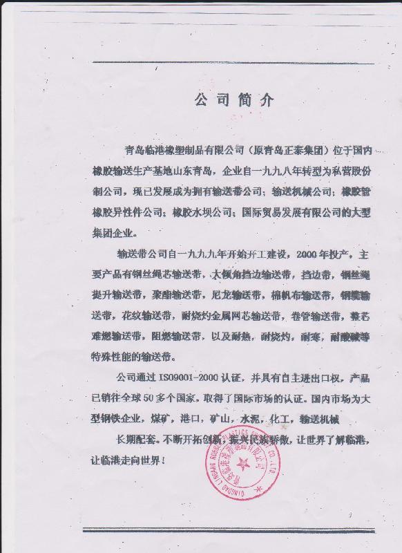 供應(yīng)耐熱斗提機(jī)帶輸送帶