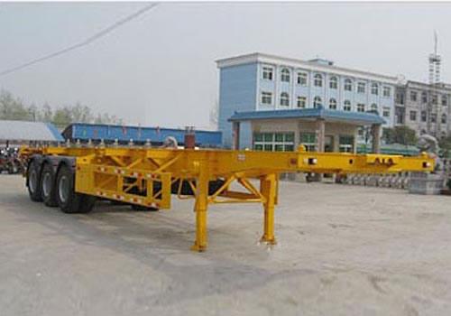 華威馳樂三橋集裝箱運(yùn)輸半掛車圖片