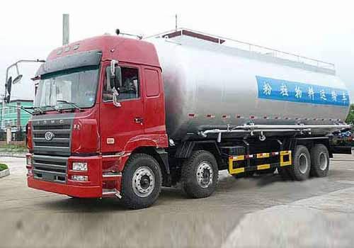 華菱前四后八粉粒物料車圖片