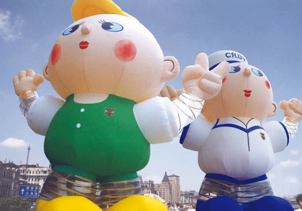 供應(yīng)充*氣模，卡通氣模，仿真氣模，小丑氣模