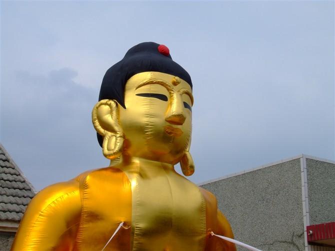 充氣軟雕塑佛像氣模圖片