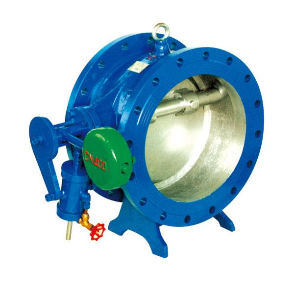 供應(yīng)冠龍HH47蝶式緩沖止回閥