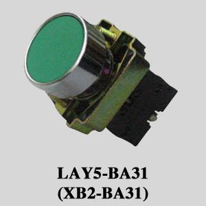 供應按鈕開關/金屬按鈕開關/黑色平鈕/XB2-B21按鈕