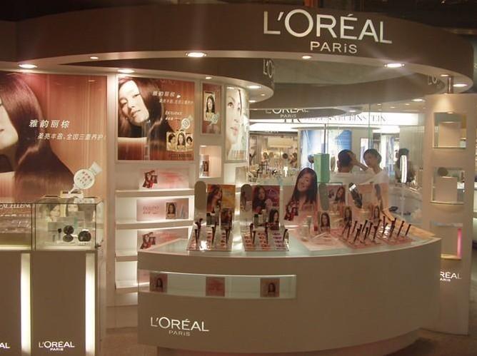 LOREAL欧莱雅化妆品专区中山订做图片