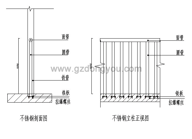 不銹鋼電梯護(hù)欄圖片