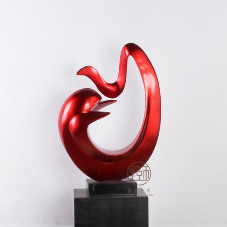 供應抽象人物擺件樹脂雕塑酒店工藝品