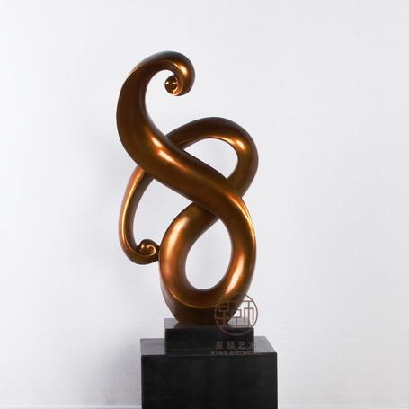 供應抽象人物擺件樹脂雕塑酒店工藝品