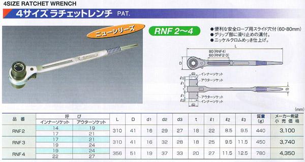 供应日本世霸SUPER/RNF-4 棘轮扳手RNF-4棘轮扳手