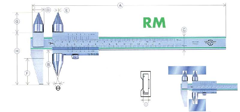 RM3孔距卡尺图片