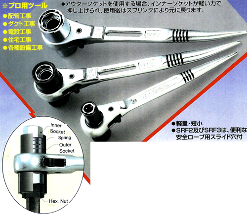 SRB-1719R棘轮扳手图片