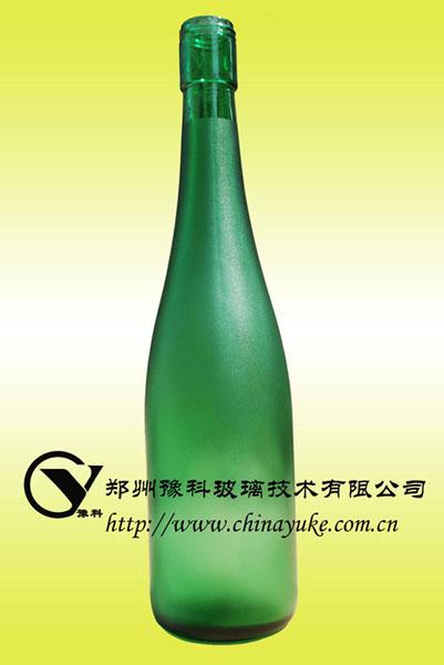 供應(yīng)油砂酒瓶無手印玻璃蒙砂粉-豫科