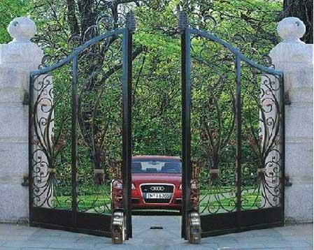 供應(yīng)庭院自動(dòng)門(mén)別墅自動(dòng)門(mén)感應(yīng)自動(dòng)門(mén)，遙控電動(dòng)門(mén)